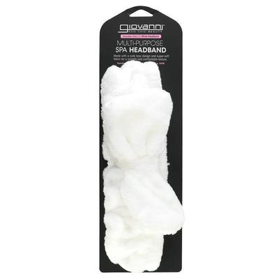 乔凡尼,Multi-Pupose Spa Headband, White, 1 Headband