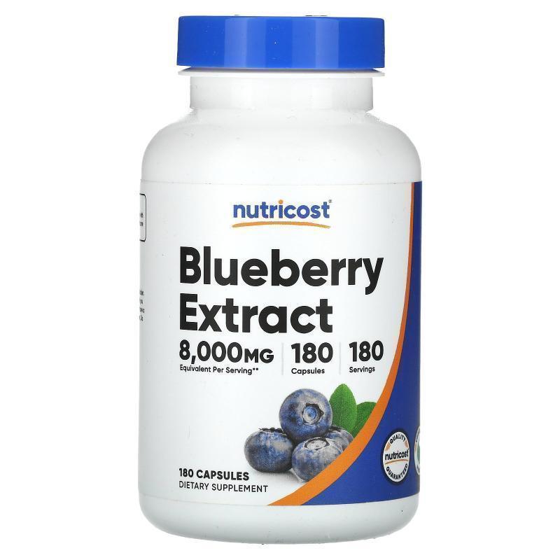 Nutricost,Blueberry Extract, 180 Capsules