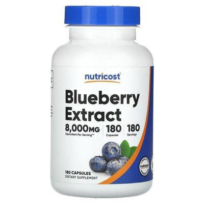 Nutricost,Blueberry Extract, 180 Capsules
