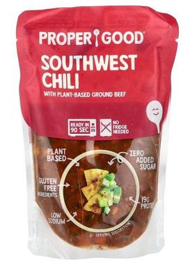 Proper Good, Inc,Southwest Chili With Plant-Based Ground Bee