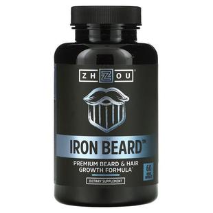 Beard Iron 60粒素胶囊 Nutrition Zhou