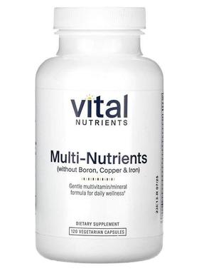 Vital Nutrients,Multi-Nutrients Without Boron