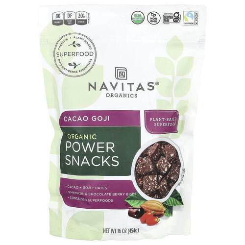 Navitas Organics,有机零食，可可果酱，16 盎司（454 克）