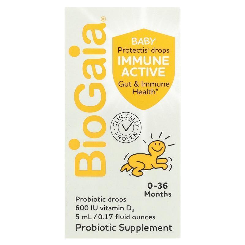 BioGaia,Protectis Baby, Immune Active Probiotic Drops, 0-36