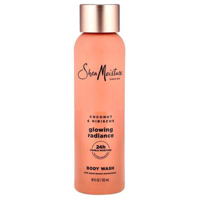 SheaMoisture,Glowing Radiance Body Wash, Coconut &amp; H