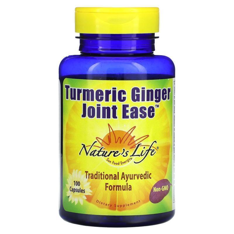 Nature's Life,Turmeric Ginger Joint Ease，100粒