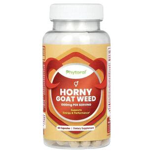 Phytoral,Horny Goat Weed, 1,000 mg , 60 Capsules (500 mg per