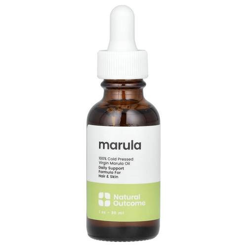 Natural Outcome100%冷榨初榨马鲁拉油，1盎司（30毫升）