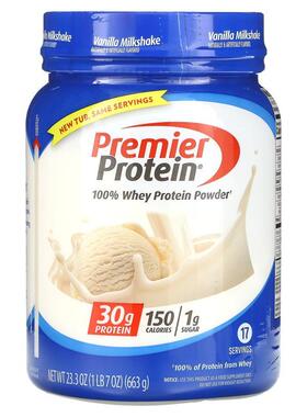 Premier Protein,全乳清蛋白质粉，巧克力奶昔味