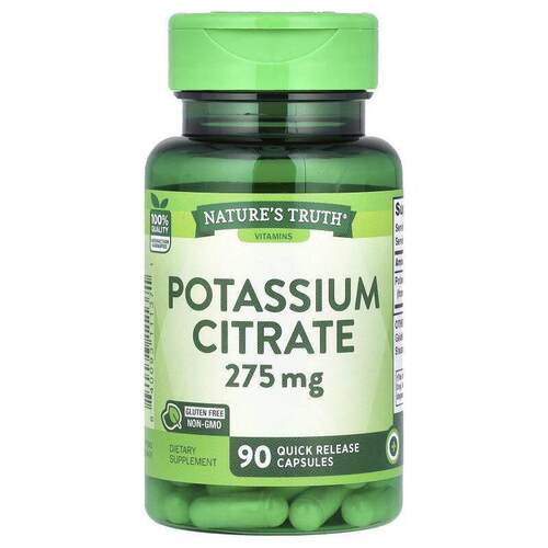 Nature's Truth,Potassium Citrate , 275 mg, 90 Quick Release