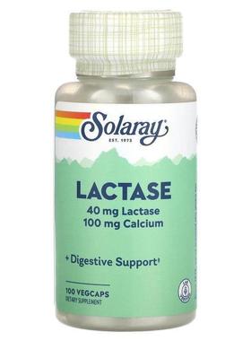 Solaray,Lactase, 100 VegCaps