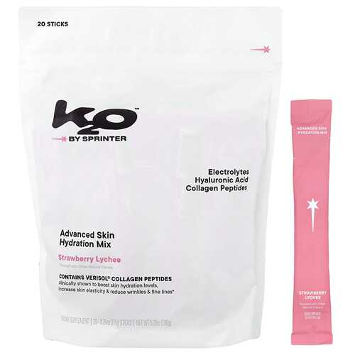 k2o by Sprinter进阶肌肤补水冲饮粉20条电解质与补水出汗好搭档