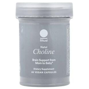 Ritual,Natal Choline, Citrus, 60 Vegan Capsules (275 mg per