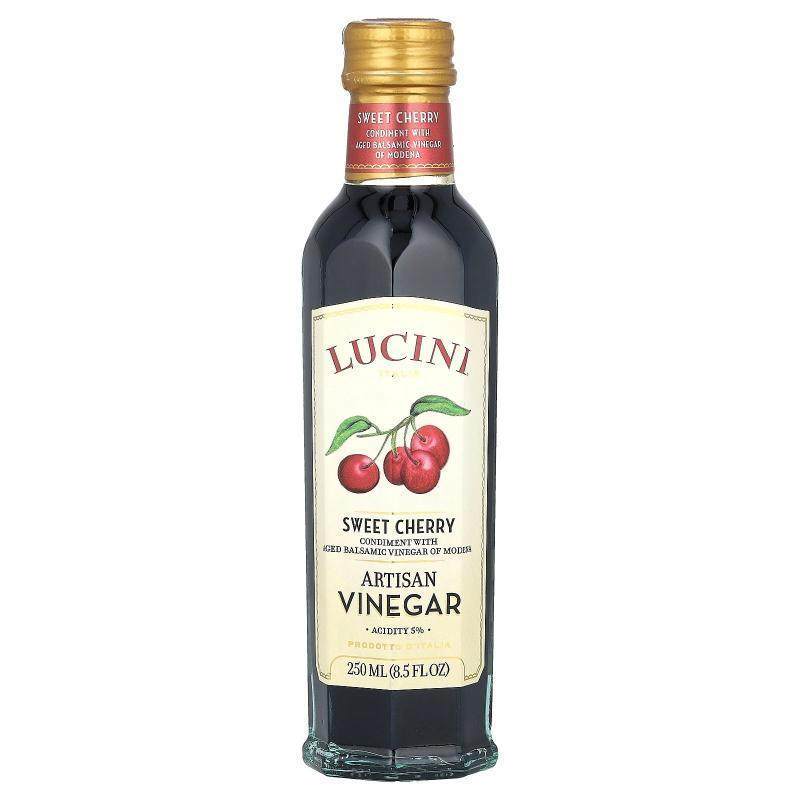 Lucini,Artisan Vinegar, Sweet Cherry, 250 ml (8.5 fl oz)