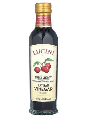 Lucini,Artisan Vinegar, Sweet Cherry, 250 ml (8.5 fl oz)