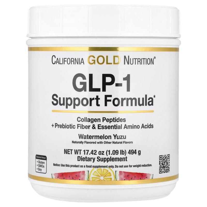 California Gold Nutrition,GLP-1 支持配方，西瓜柚子味，1.09 4