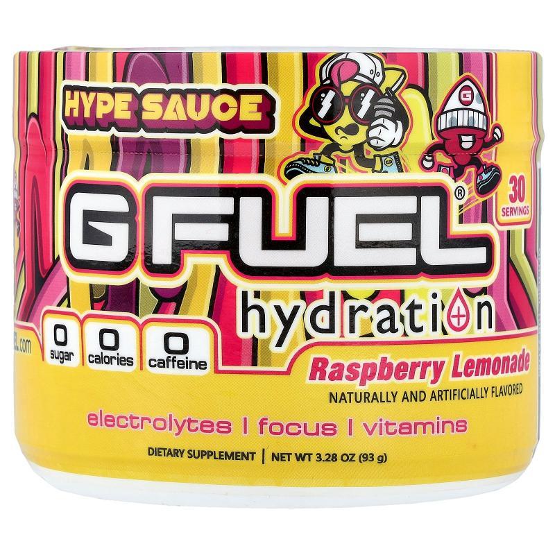 GFUEL,Hype Sauce，补水，树莓柠檬水味，3.28 盎司（93 克）图片