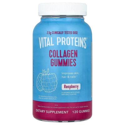 Vital Proteins,胶原蛋白软糖，树莓味，120 粒