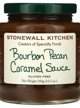 Stonewall Kitchen,Bourbon Pecan Caramel Sauce, 12.5 oz (354