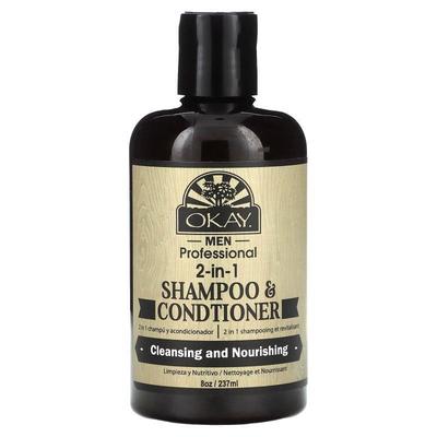 Okay Pure Naturals,Men Professional 2-in-1 Shampoo & Con