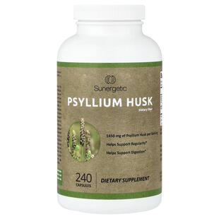 Sunergetic,Psyllium Husk , 240 Capsules (725 mg per Capsule)