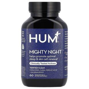 HUM Nutrition,Mighty Night™, Ceramides, CoQ10, Ferulic Acid