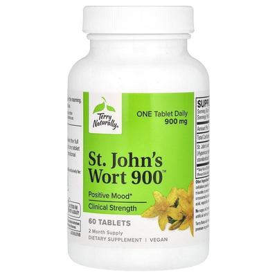 Terry Naturally,St. John's Wort 900, 900 mg, 60 Tablets