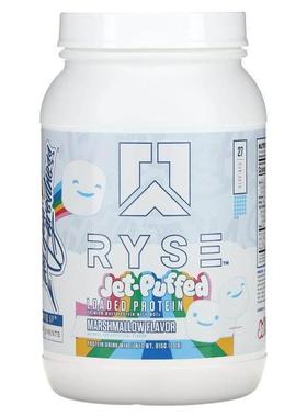 Ryse Supps,Jet-Puffed，Loaded Protein，棉花糖味，2 磅（915