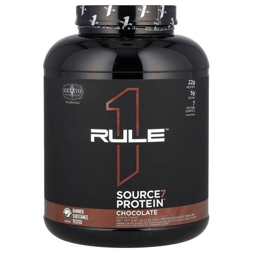 Rule One Proteins,Source7 Protein Powder Drink Mix, Chocolat