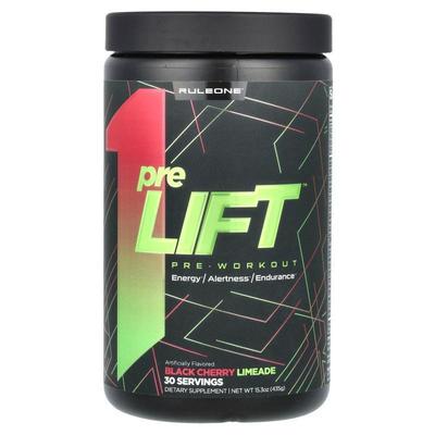 Rule One Proteins,preLIFT, Pre-Workout, Black Cherry Limeade