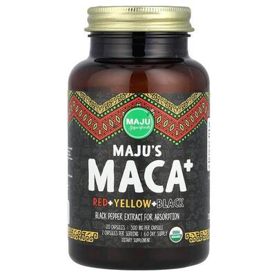 Maju Superfoods,Maju's Maca+ 玛卡，120 粒胶囊