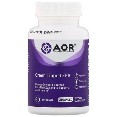 Advanced Orthomolecular Research AOR,青边 FFA，60 粒软凝胶