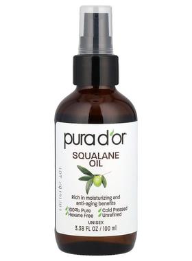 Pura D'or,海鲛油，3.38 液量盎司（100 毫升）