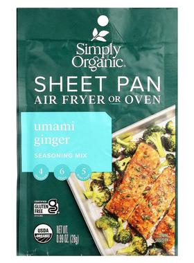 Simply Organic,Sheet Pan Seasoning Mix, Umami Ginger, 0.99 o