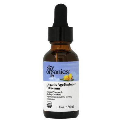 Sky Organics,Organic Age Embrace Oil Serum, Evening Primrose