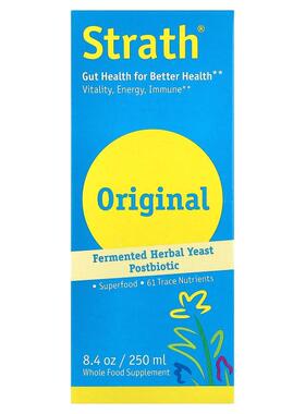 百思通,Original, Fermented Herbal Yeast Postbiotic, 8.4 oz (