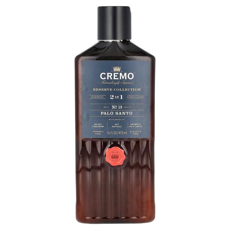 Cremo,Reserve Collection, Shampoo 2 in 1 Conditioner, Palo S