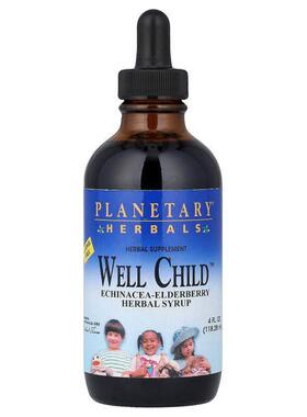 Planetary Herbals,Well Child™, Echinacea-Elderberry Herbal S