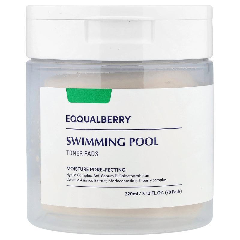 EQQUALBERRY,Swimming Pool Toner Pads, 70 Pads