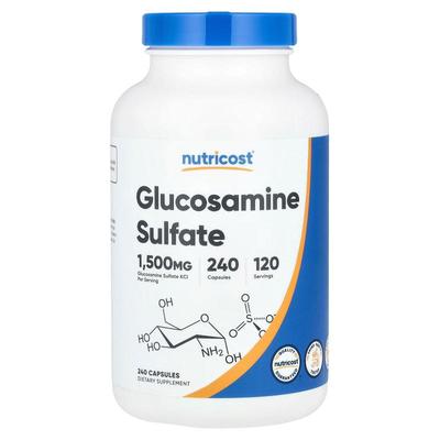 Nutricost,Glucosamine Sulfate, 1,500 mg, 240 Capsules (750 m