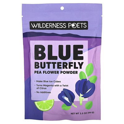 Wilderness Poets LLC蝴蝶豌豆花粉草本茶一杯开启午后温和时光