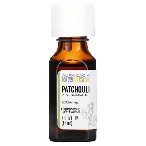 Aura Cacia,有机，广藿香，0.25盎司（7.4毫升）