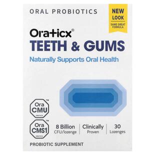 Oraticx,Teeth & Gums, Oral Probiotics, Grape, 30 Lozenges
