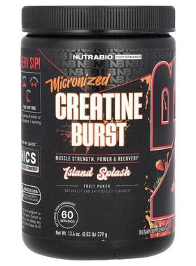 Nutrabio Labs,Performance, Micronized Creatine Burst, Island