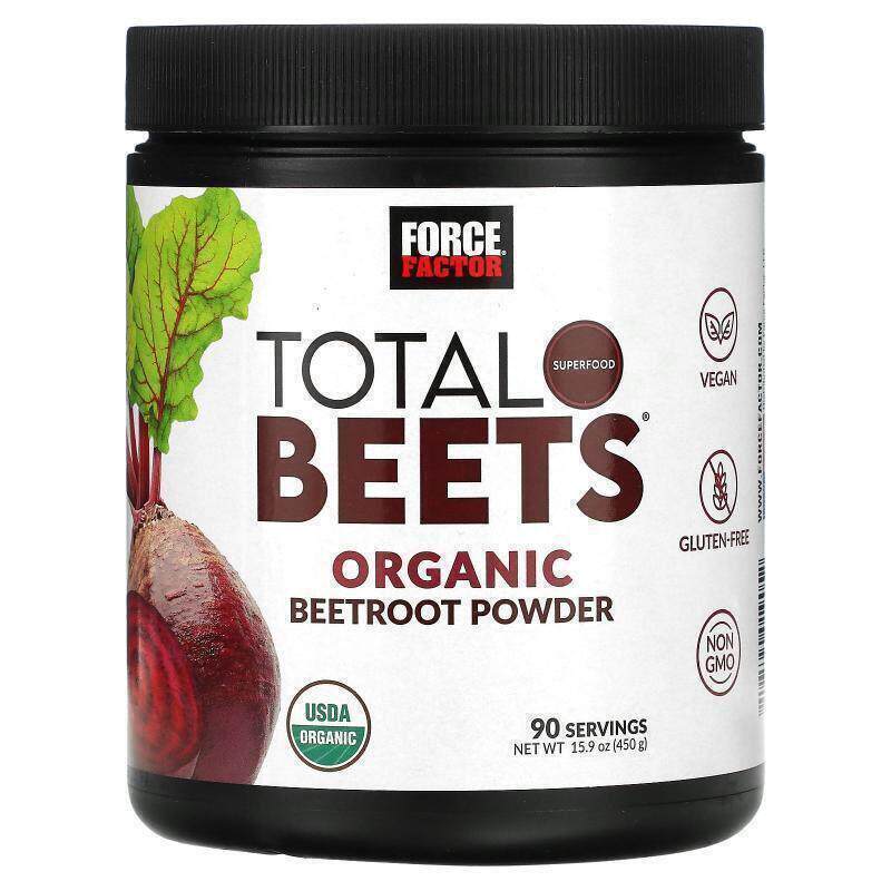 Force Factor Total Beets有机甜菜根粉优质成分能量补充