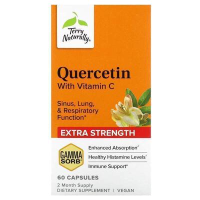 Terry Naturally,Quercetin with Vitamin C, Extra Strength, 60