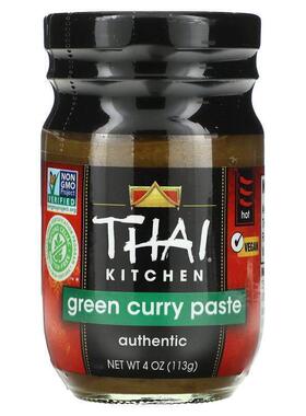Thai Kitchen,Green Curry Paste, Hot, 4 oz (113 g)