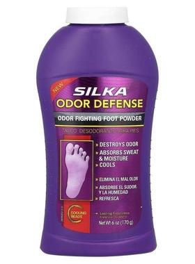 Silka,Odor Defense，气味防御足粉，6 盎司（170 克）