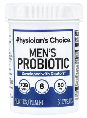Physician's Choice,Men's Probiotic, 30 Capsules