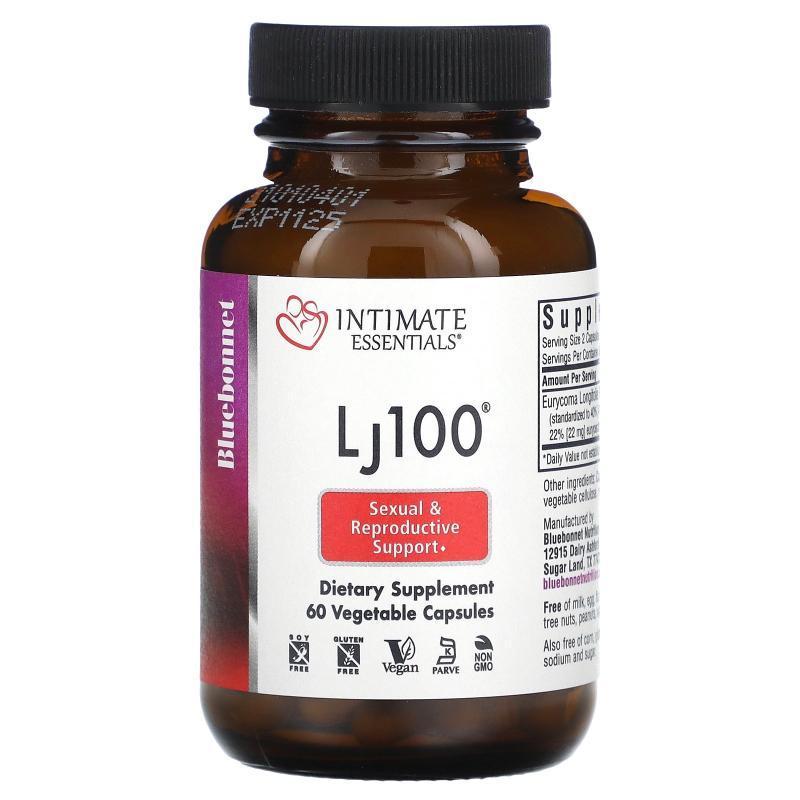 Bluebonnet Nutrition,Intimate Essentials, Lj100, 60 Vegetabl
